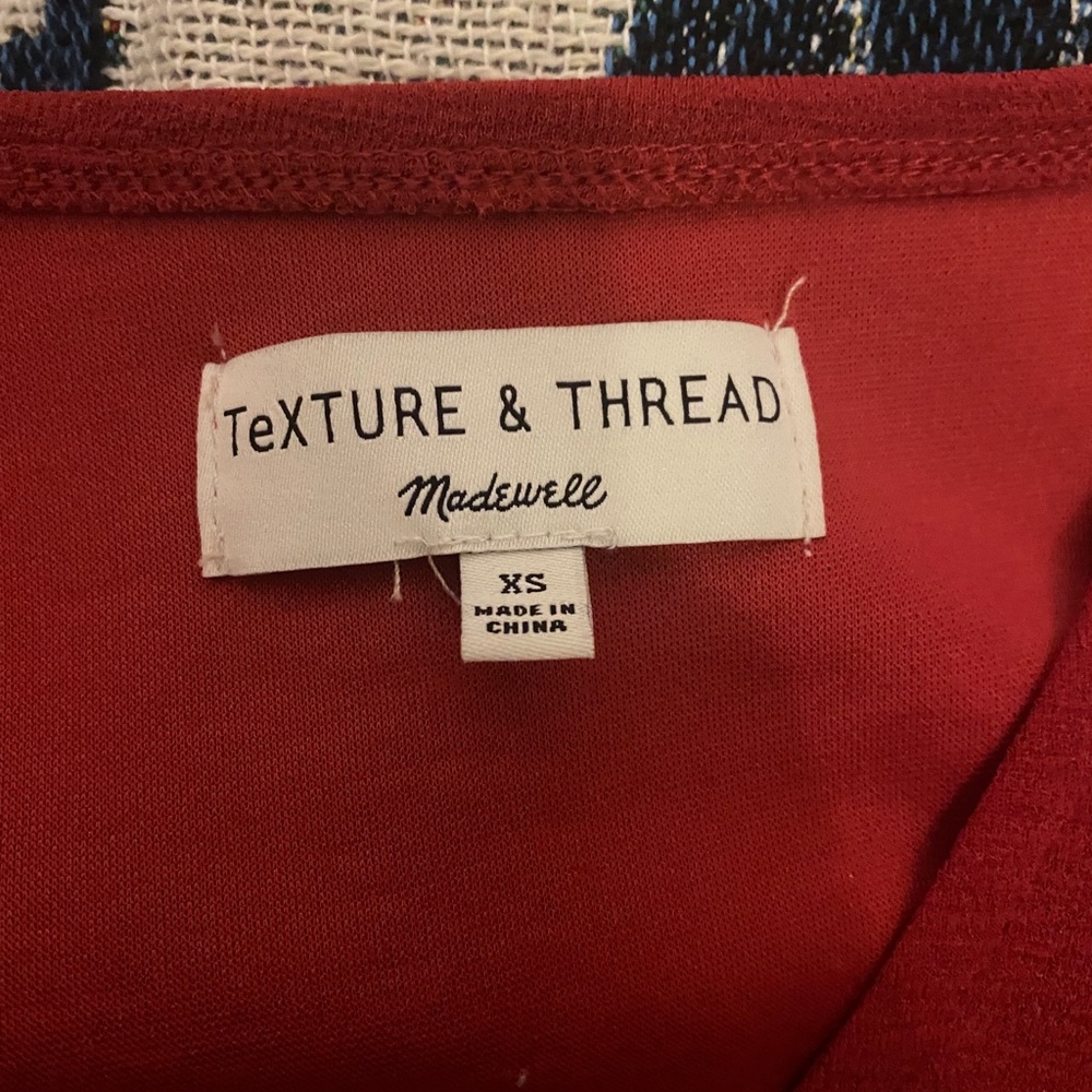 Madewell red shirt - Picture 2 of 3